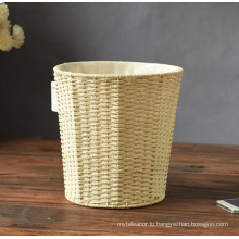 (BC-RB1004) Hot-Sale Handmade Paper Rope Basket